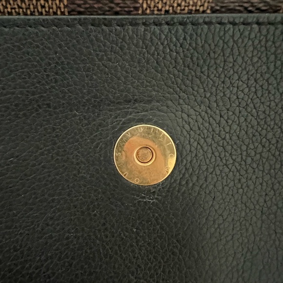 Louis Vuitton Vavin Chain Wallet NM Damier With Leather - Picture 11 of 13